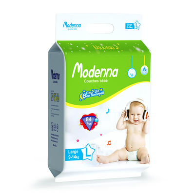 Good price Baby Natural Disposable Diapers Magic Tapes Super Absorbing Printed Color online