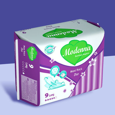 Good price Natural Organic Disposable Sanitary Napkin Eco Friendly 100% Cotton Sanitary Pads online