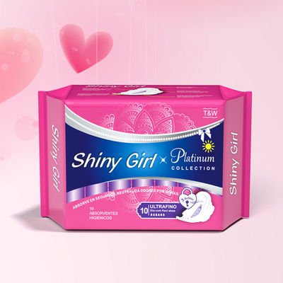 Good price Woman Sanitary Napkins With Super Absorb Pure Cotton Surface Female Sanitary Pad online