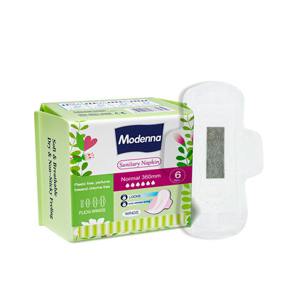 Good price Oem Women Ladies Organic Sanitary Napkins Pads PE Individual Wrapped online