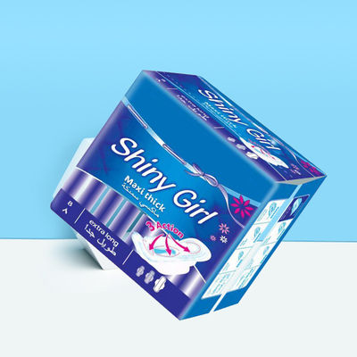 Good price Disposable Sanitary Napkin White With Blue Chip Non Woven  For Menstrual Use online