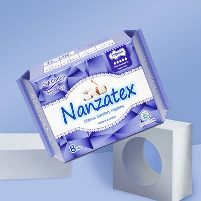Good price Woman Sanitary Napkins With Super Absorb Pure Cotton Surface OEM Female Sanitary Pad Manufacturer online
