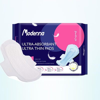 Good price 50-200ml Absorption Capacity White Single- Menstrual Liners for Your Convenience online
