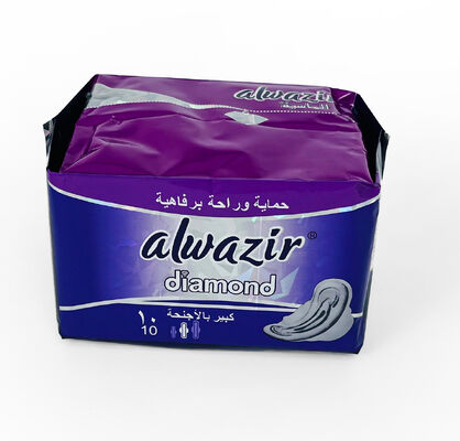 Good price Disposable Breathable Cotton Super Absorbency Sanitary Napkins 3-D Leak Guard Winged Feminine Hygiene Pads for Women online