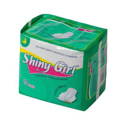 Good price Hot Selling Good Quality Shiny Girl Brand  Ladies Sanitary Napkin for Night Use online