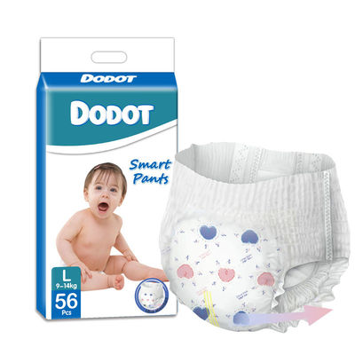 Good price ISO9001 Pull Up Baby Diaper Pant Magic Tape A Grade 360° Elastic Surround Waist online