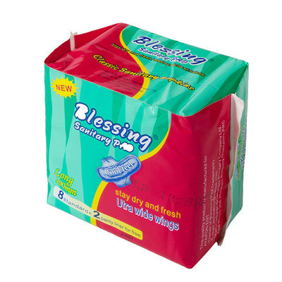 Good price Mint Flavor Disposable Sanitary Napkin Women Super Absorbent Period Pads ISO9001 online