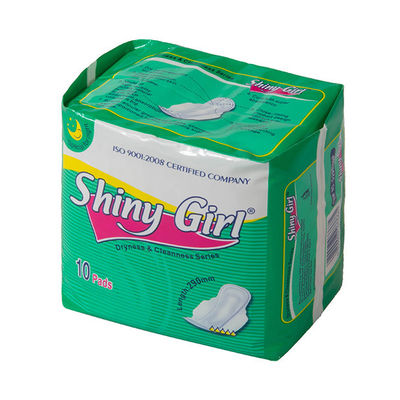 Good price ISO 9001 Women's Period Products Night Use Winged Cotton Pads For Women online