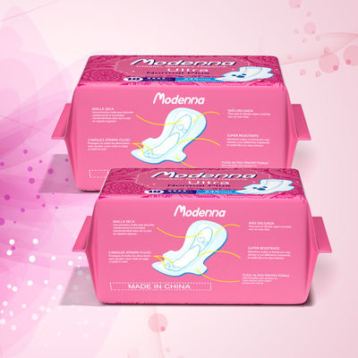 Good price Disposable Feminine Hygiene Products Cotton Comfortable Sanitary Pads ISO9001 online