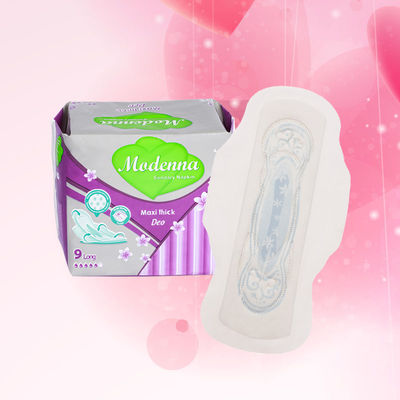 Good price 100% Organic Cotton Sanitary Pads For Women soft eco-friendly menstrual pad sanitary napkin in Iraq online