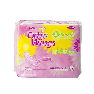 Good price Congo extra wings Hot Sale Private Label Women Cotton Sanitary Pad Wholesale lady Sanitary Napkin manufacturer in china online
