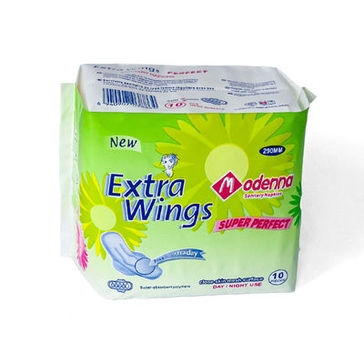 Good price Manufacture In Factory Super Thin Disposable Non Woven Sanitary Napkins Pad With Blue Printing For Day And Night Use online
