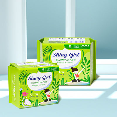 Good price Wholesale Breathable Thick Period Girl Pad Ladies Menstrual sanitary Pad Disposable Biodegradable Winged Panty Liner online