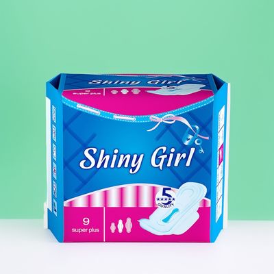 Good price 285mm Winged Women Sanitary Napkin Excellent Absorbency Soft Non Woven Pads For Comfort online