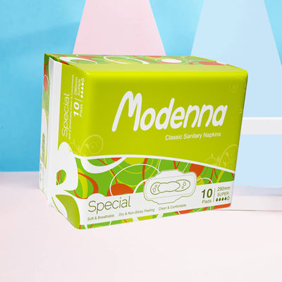 Good price Customized Brand Organic Cotton Surface Natural Sanitary Napkin Pads For Lady's Health online