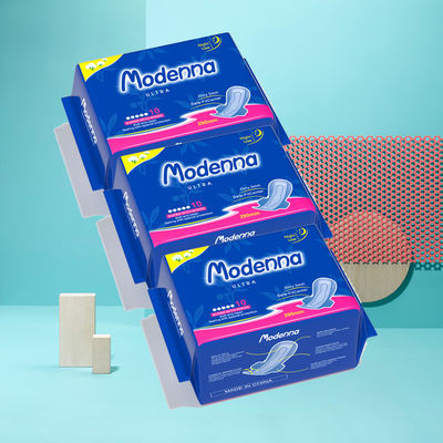 Good price OEM Brand Modenna Size Women Cotton Menstrual Pads Sanitary Napkin online