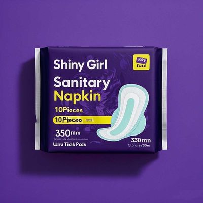 Good price 350mm Overnight Use Lady Sanitary Napkin Pads Wholesale Soft Breathable Disposable Sanitary Napkin online