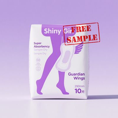 Free Sample Super Heavy Flow ultra Thin Unscented Negative Ion Waterproof Fashion 340mm Anion Ladies Pads Sanitary Napkin