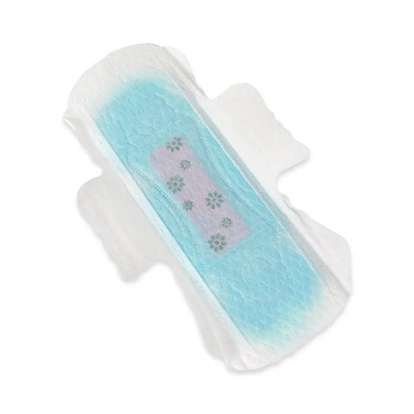 Disposable Pure Cotton Sanitary Pads Super Absorb Feminine Pads With Wings 0